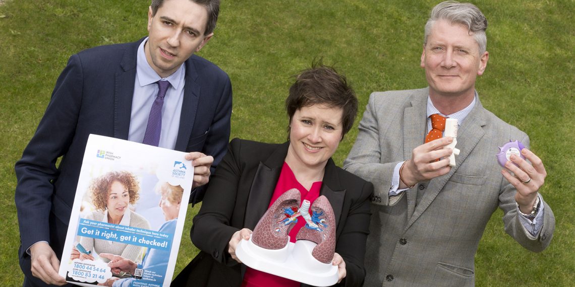 Minister Simon Harris Asthma Society And The Ipu Launch Campaign Encouraging People To Get